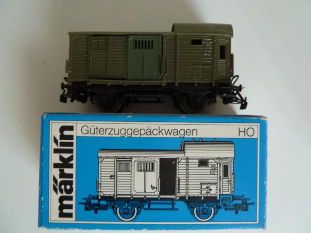 Marklin gebruikt materiaal 4600 Goederentrein bagagewagen, in doos