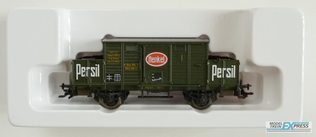 Marklin gebruikt materiaal 46078 Marklin gesloten wagon Henkel ( persil )  K.Bay.Sts.B