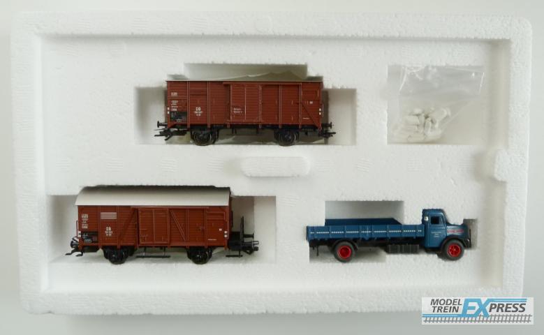Marklin gebruikt materiaal 46141 Wagen-Set Stückgutverkehrein nieuw in doos