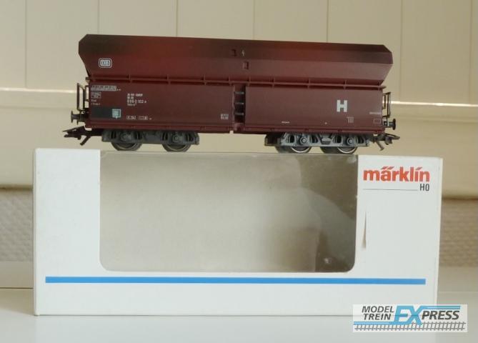 Marklin gebruikt materiaal 4624 zelflosser goederen wagon van de Deutsche Bundesbahn (DB) uit tijdperk IV.