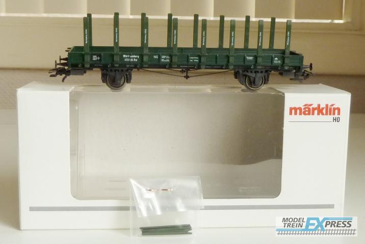 Marklin gebruikt materiaal 46360 Marklin Rungenwagen K.W.St.E. z.g.a.n in doos