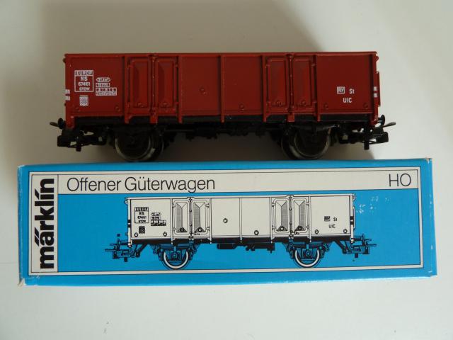 Marklin gebruikt materiaal 4639 NS open bakwagen tp. III, in doos
