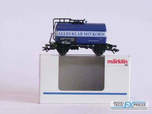 Marklin gebruikt materiaal 4642 Marklin Ketelwagen alles klar mit korn
