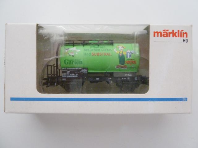 Marklin gebruikt materiaal 46424 DB ketelwagen "Substral", in goede staat, in doos