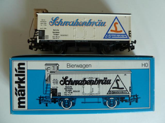 Marklin gebruikt materiaal 4680 Bierwagen "Schwabenbräu", in doos