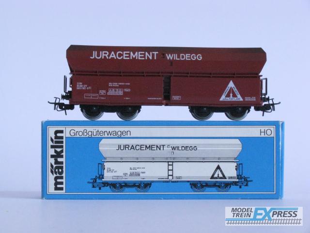 Marklin gebruikt materiaal 4691JURA Marklin SBB zelflosser "Juracement Wildegg"