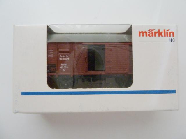 Marklin gebruikt materiaal 4692 DRG gesloten goederenwagon, in goede staat, in doos
