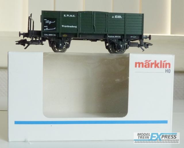Marklin gebruikt materiaal 46961 Marklin Offener Güterwagen der K. W. St. E. z.g.a.n in doos