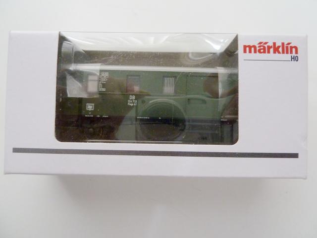 Marklin gebruikt materiaal 46982 DB goederentrein-bagagewagen, insidermodel 2011, in goede staat, in doos