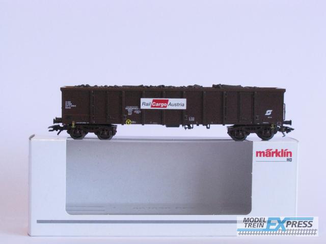 Marklin gebruikt materiaal 47190 Marklin offener Güterwagen DB Cargo nieuw in doos