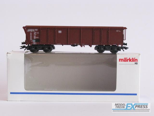 Marklin gebruikt materiaal 4726 Marklin Roldakwagon.Wagon van de DB ( in doos )