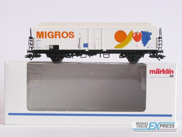 Marklin gebruikt materiaal 4738 Marklin FS Migros koelwagen