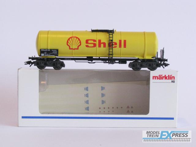 Marklin gebruikt materiaal 4756 Marklin Kesselwagen Shell DB