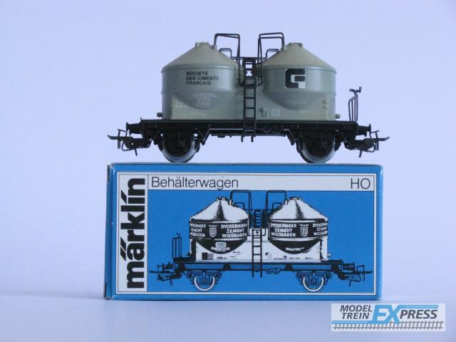 Marklin gebruikt materiaal 4763 Marklin SNCF silowagon