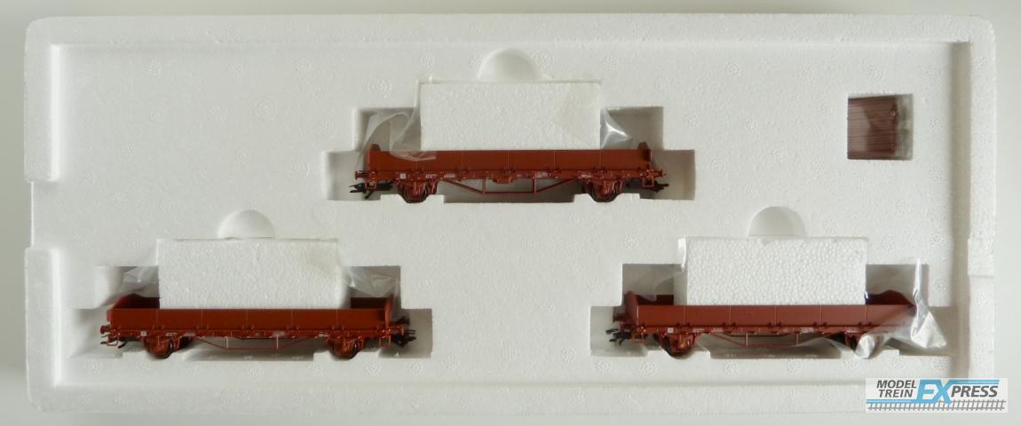 Marklin gebruikt materiaal 47730 Marklin Rungenwagen-Set SJ nieuw in doos