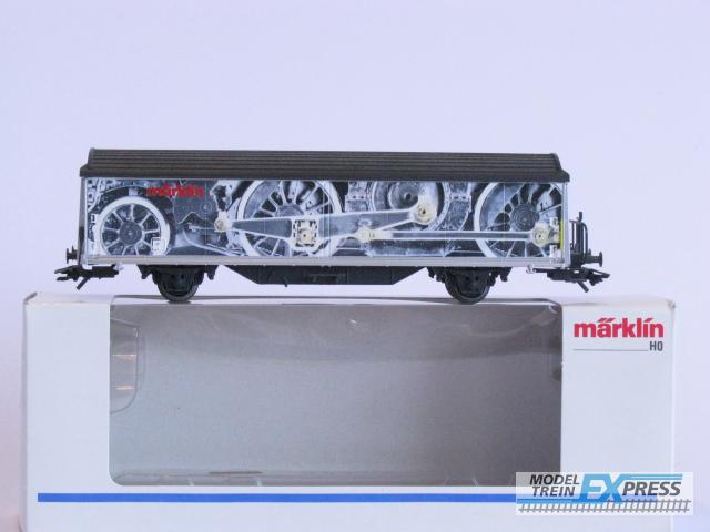 Marklin gebruikt materiaal 4835.1 Marklin SBB schuifwandwagen opdruk stangenaandrijving
