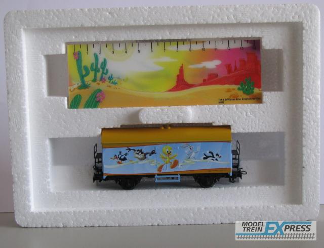 Marklin gebruikt materiaal 48708 FC Märklin jaarwagen 2008 Looney Tunes. z.g.a.n in doos