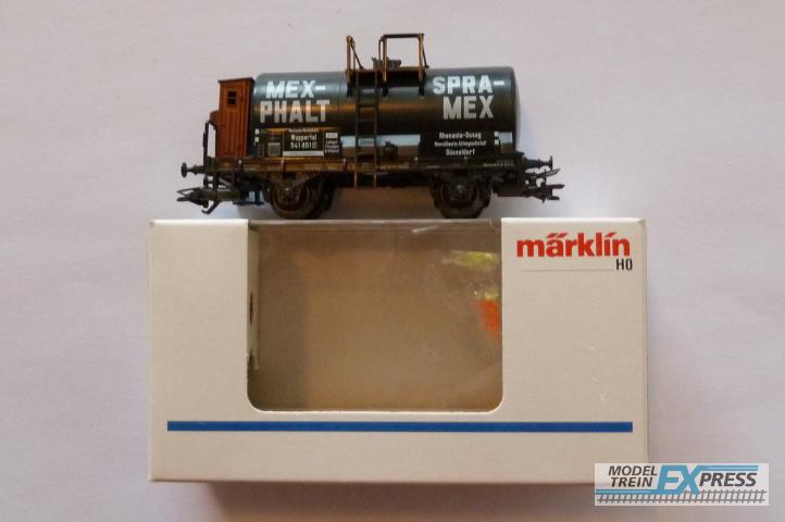 Marklin gebruikt materiaal 4871 Marklin ketelwagen "Mexphalt"