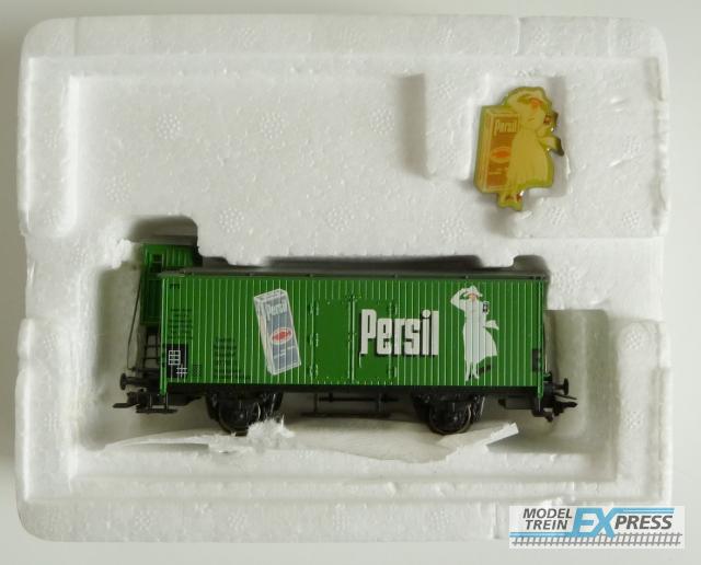 Marklin gebruikt materiaal 94018 Marklin Gesloten goederenwagon 'Persil' van de DRG nieuw in doos