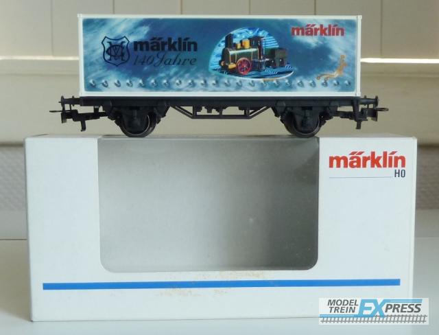 Marklin gebruikt materiaal 94065 Containerwagen 140 Jahre Märklin z.g.a.n in doos