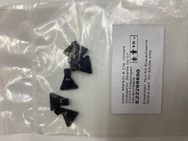 Marklin onderdelen E22268600 Kupplungsträger schwarz 6 St