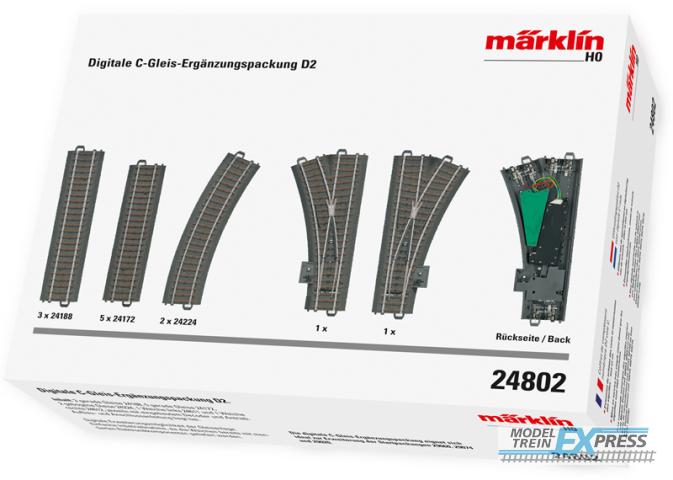 Marklin 24802 Digitale C-Gleis Erg.pack.D2