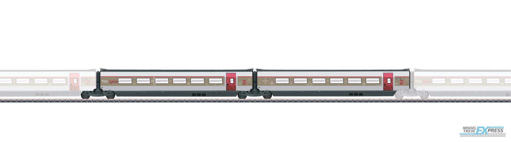 Marklin 43432 Ergänzungswagen-Set 2 TGV Lyr