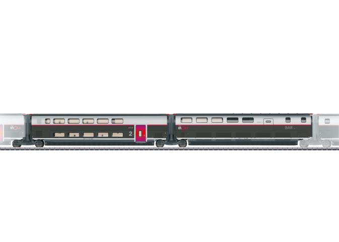 Marklin 43448 Erg.-Set 3 TGV inOui SNCF