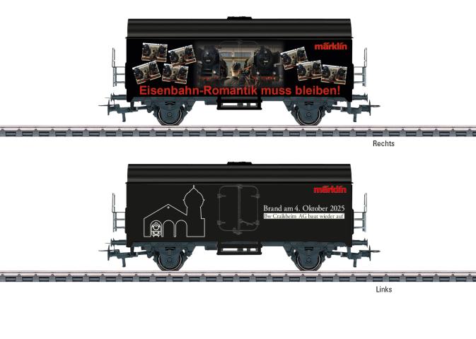 Marklin 44294 Kühlwagen Eisenbahn Romantik