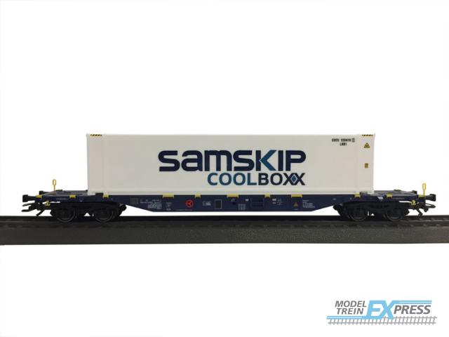 Marklin 47051.005 Containerdraagwagen Sgnss60 beladen met 1x45ft Samskip Coolbox (Herpa)