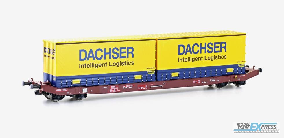 Mehano 28409 1/87 CONTAINERWAGEN SGKKMS 698 DB CARGO, DACHSER (?/25) *