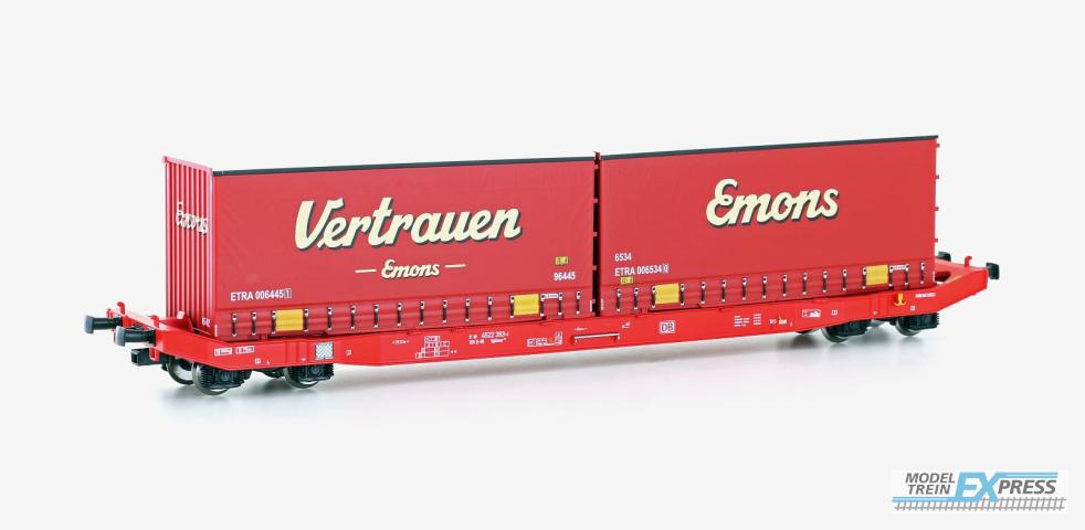 Mehano 28410 1/87 CONTAINERWAGEN SGKKMS 698 DB CARGO, EMONS (?/25) *