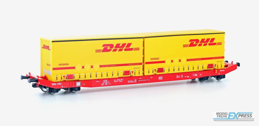 Mehano 28411 1/87 CONTAINERWAGEN SGKKMS 698 DB CARGO, EP.VI, DHL (?/25) *