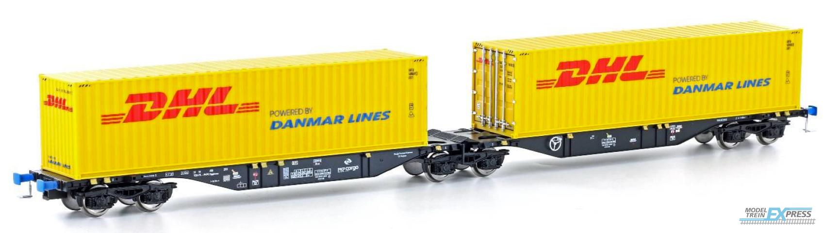 Mehano 58955 Containerwagen Sggmrs90 m. DHL Container