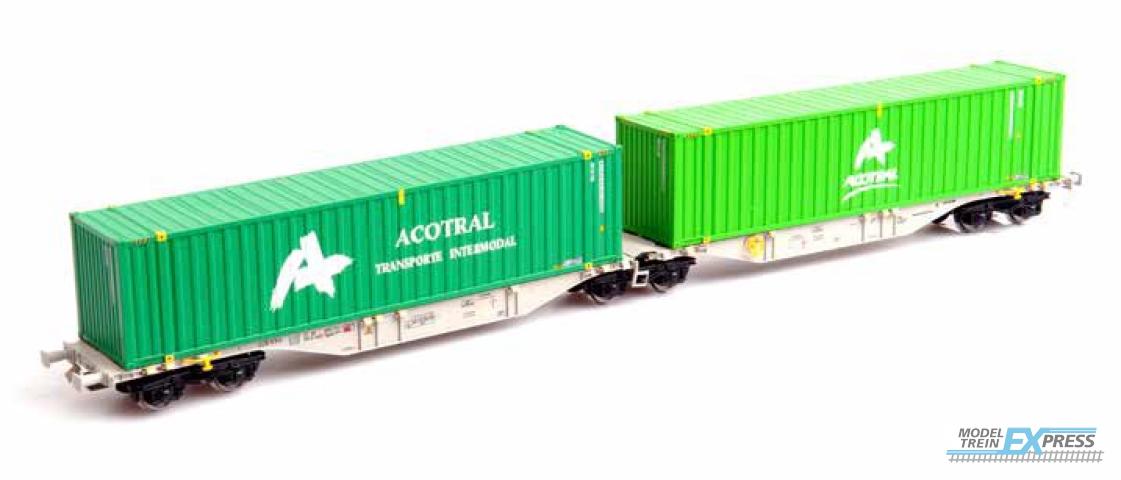 Mehano 58966 1/87 CONTAINERW SGGMRSS'90 AAE VI ACOTRAIL **