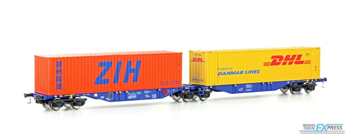 Mehano 90663 1/87 CONTAINERW SGGMRSS'90 CBR VI DHL/ZIH