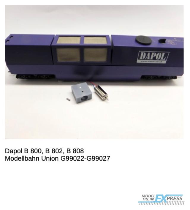 Micromotor.EU 0D001 Dapol / Modellbahn Union Rail cleaner, Schienenreinigungswagen