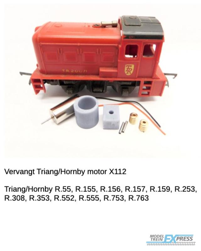 Micromotor.EU 0T001G Triang/Hornby 0-4-0 Dock shunter, S.R. Suburban Motor Coach, Diesel Power Car, Transcontinental Diesel Locomotive, AL1 Electric Locomotive