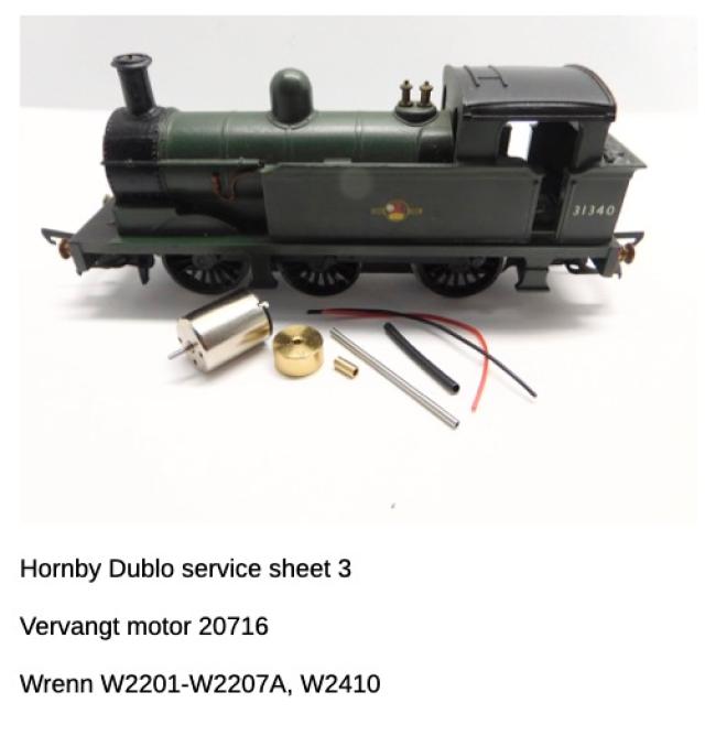 Micromotor.EU 0T017F Wrenn, Hornby Duplo R1