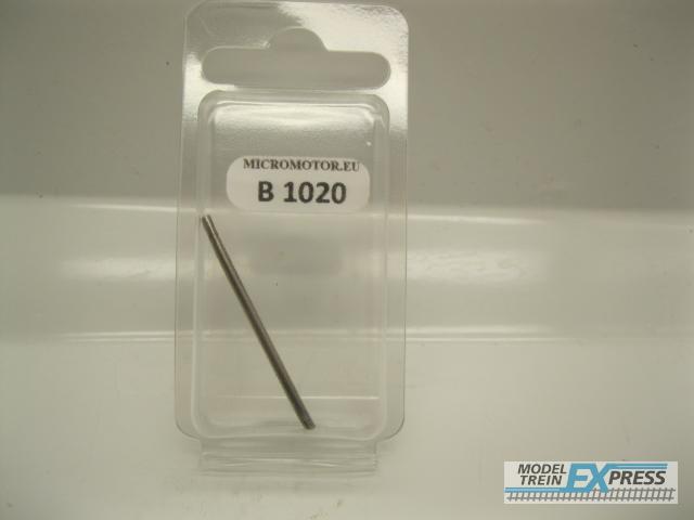 Micromotor.EU B1020 Adapter 1,0 -> 2,0 mm L= 40 mm Steel