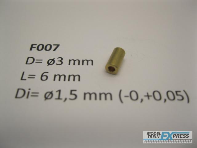 Micromotor.EU F007 Flywheel  ø3 mm x 6 mm x ø1,5 mm