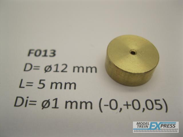 Micromotor.EU F013 Flywheel ø12 mm x 5 mm x ø1 mm