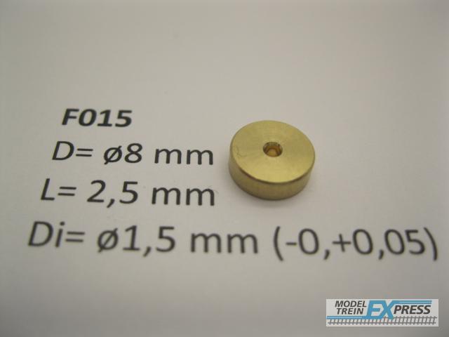Micromotor.EU F015 Flywheel ø8 mm x 2,5 mm x ø1,5 mm
