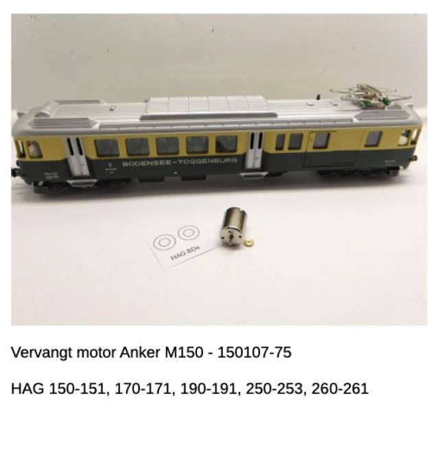 Micromotor.EU HAG002G HAG BDe 4/4 (Motor M150)