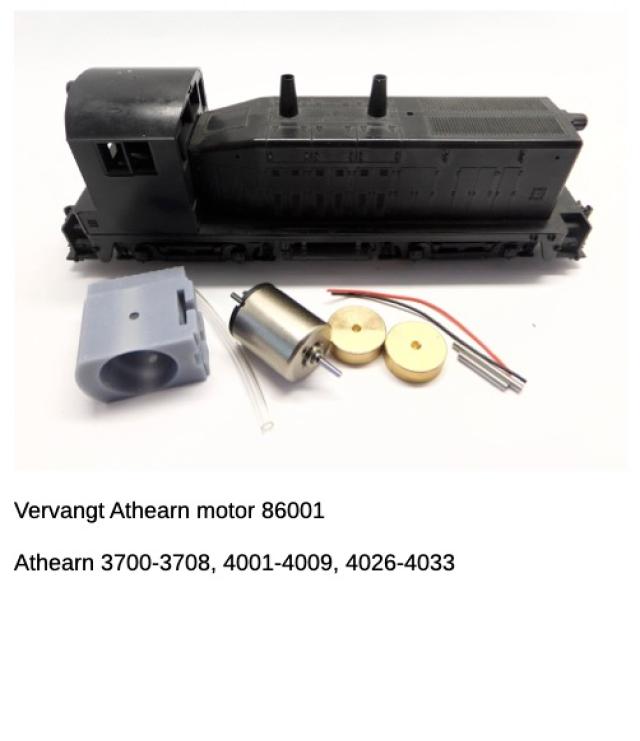Micromotor.EU HAT001C Athearn Baldwin S-12, SW 1500