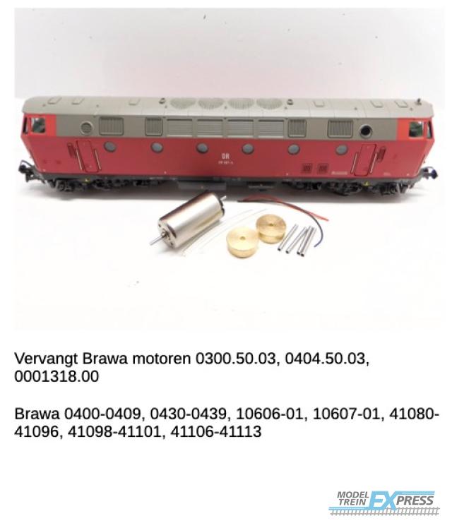 Micromotor.EU HBR003C Brawa BR 119, BR 219, BR 229