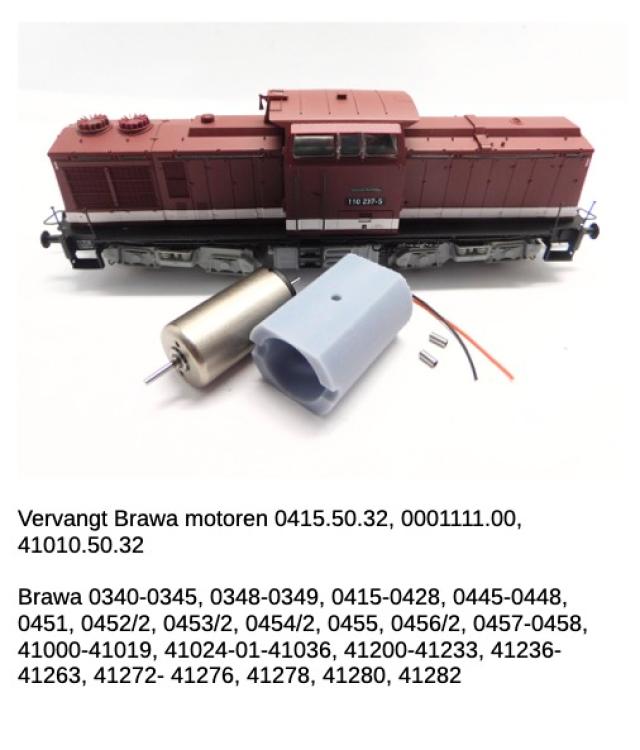 Micromotor.EU HBR008 Brawa BR 108/110/111/114/199/201-204/293/298, V100, V150