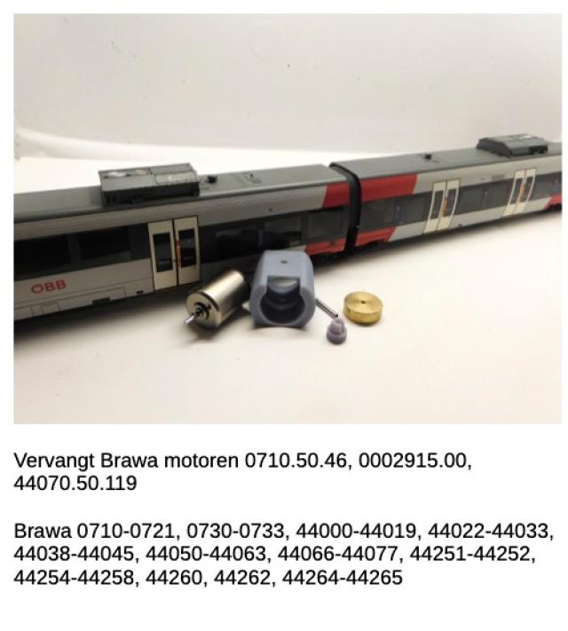 Micromotor.EU HBR009C Brawa BR 425, BR 643, BR 644, Talent, Rh 4023, Rh 4024, Rh 4124