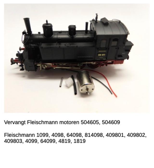 Micromotor.EU HF018G Fleischmann BR 98, BR 98.8, K. Bay.St.B GtL 4/4