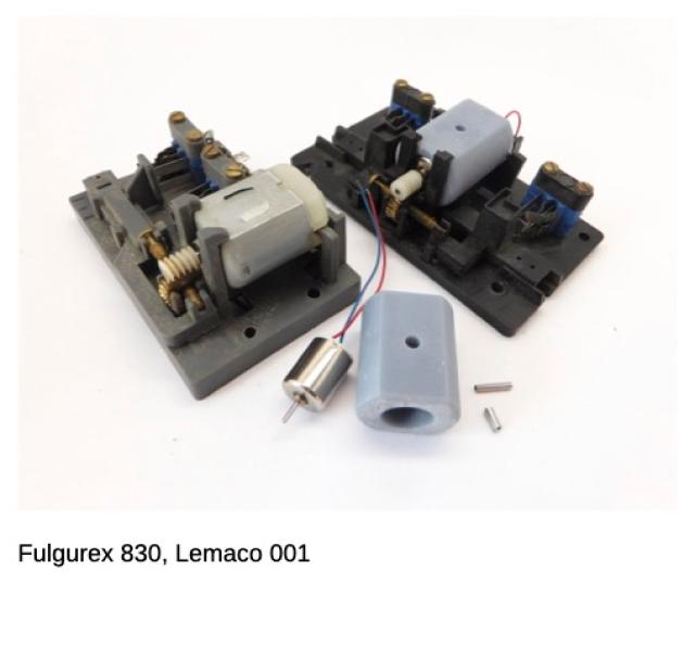 Micromotor.EU HFU001 Fulgurex, Lemaco Point motor, Motorischer Weichenantrieb